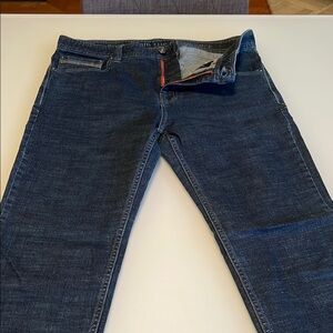 Prana Blue Slim Jeans with Contrasting Stitching